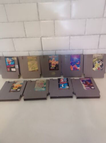 Nintendo NES games lot bundle untested - Imagen 1 de 7