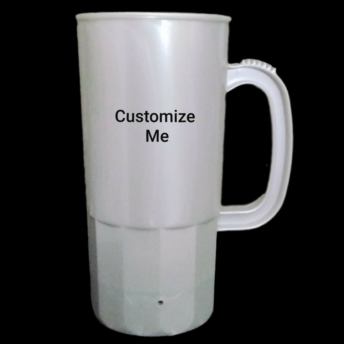 1 22 Oz Beverage Beer Mug Customized to your liking, Free Shipping Made USA