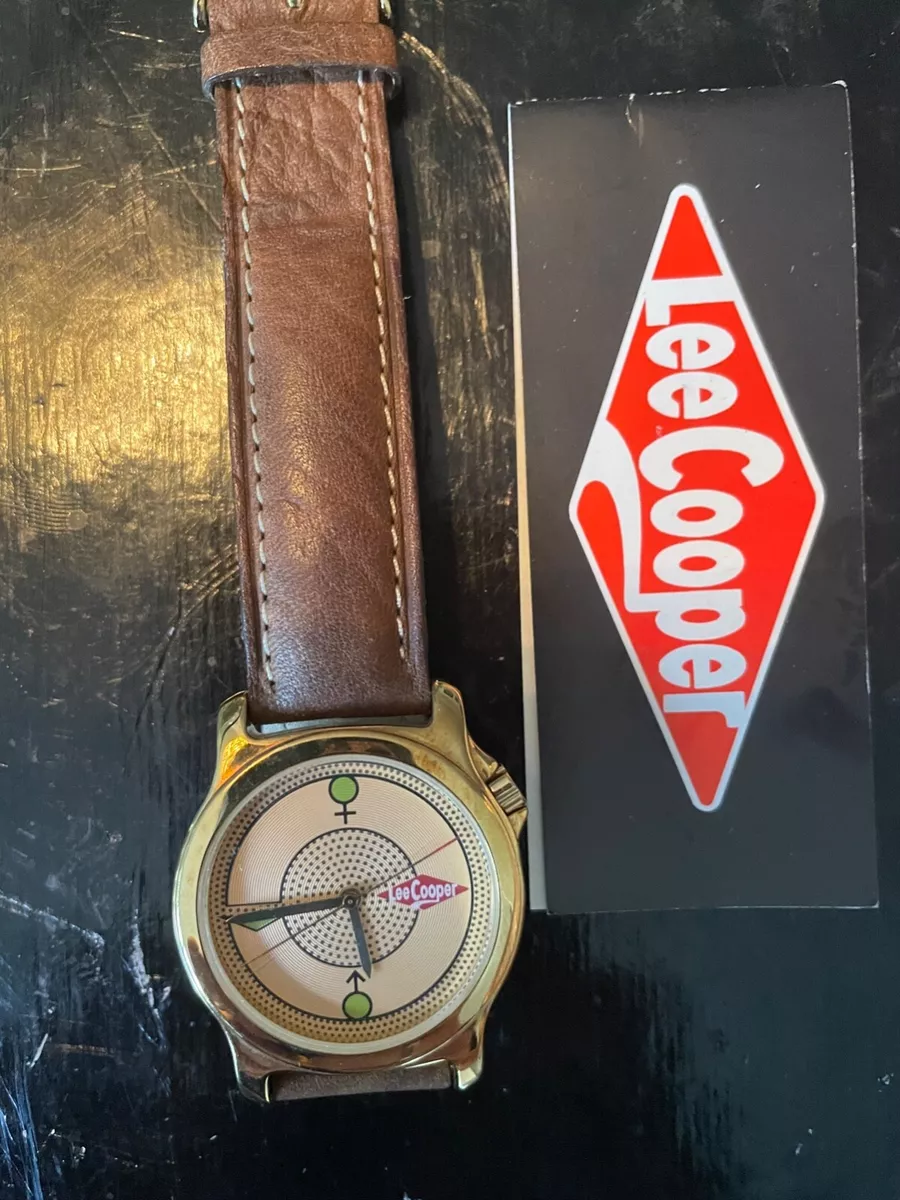 LEE COOPER MEN WATCH BRAND NEW WR STEEL BACK ORIGINAL PAPER MADE