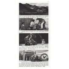 1936 Sinclair: View of New Laredo Vintage Print Ad
