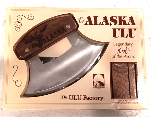 The Alaska ULU Legendary Knife of The Artic 1993 Made In Alaska Vintage NOB