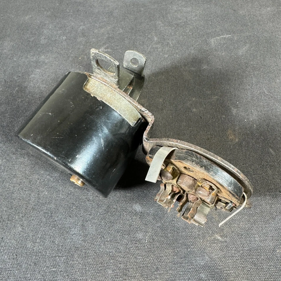 Raro 1923 1924 1925 Harley Davidson J JD JE Interruptor de encendido Buzz Box Bloque de fusibles Foto 2 de 4
