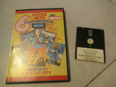 Jeu Amstrad CPC 6128 - Ocean's All Star Hits N°2 (Action-Aventure, Bon état)