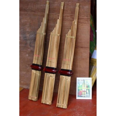 Klang Und Ton Khaen Bambus Mundorgel Aus Laos  Traditionelles  Thai-Instrument In Dm, Professionell