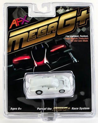 AFX Mega G+ Ford GT40 Mk IV White Paintable HO Slot Car #22070  FREE SHIPPING!!