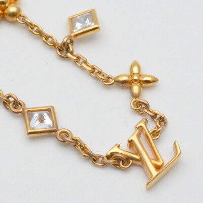Louis Vuitton M01322 Necklace Lv In The Sky Gold Chain