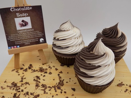 Chocolate Cupcake - Handmade Soap - Soap Cupcakes - Picture 2 of 4