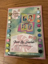 Golden girls paint by numbers includes paint board 18 paint and paint brush