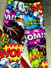 Comic Book Leggings for Women Mid Waisted Workout Pants Explosion Pop Art Print — photo 5
