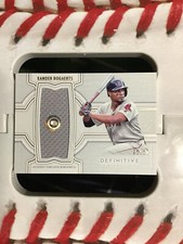 Xander Bogaerts MLB 2020 Topps Definitive Collection Jumbo Jersey Patch Relic 25