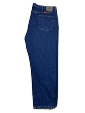 Wrangler Genuine Men's Regular Fit Blue Denim Jeans size 44x30