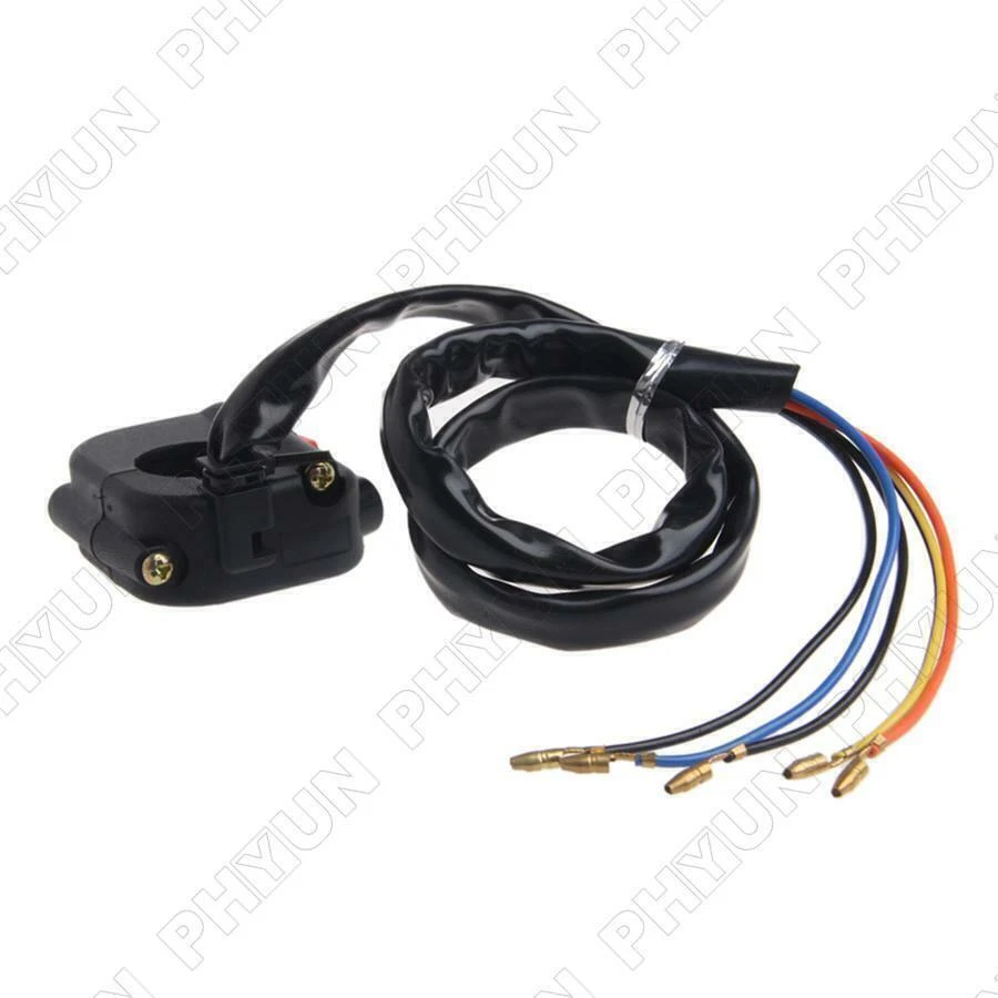 7/8 Inch Handlebar Motorcycle Ignition Switch On Off Starter Engine Push Button - Image 4 of 4