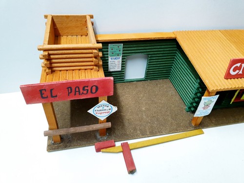 Elastolin Wild West Western Zollstation El Paso passend zu Timpo Vintage - Bild 2 von 13