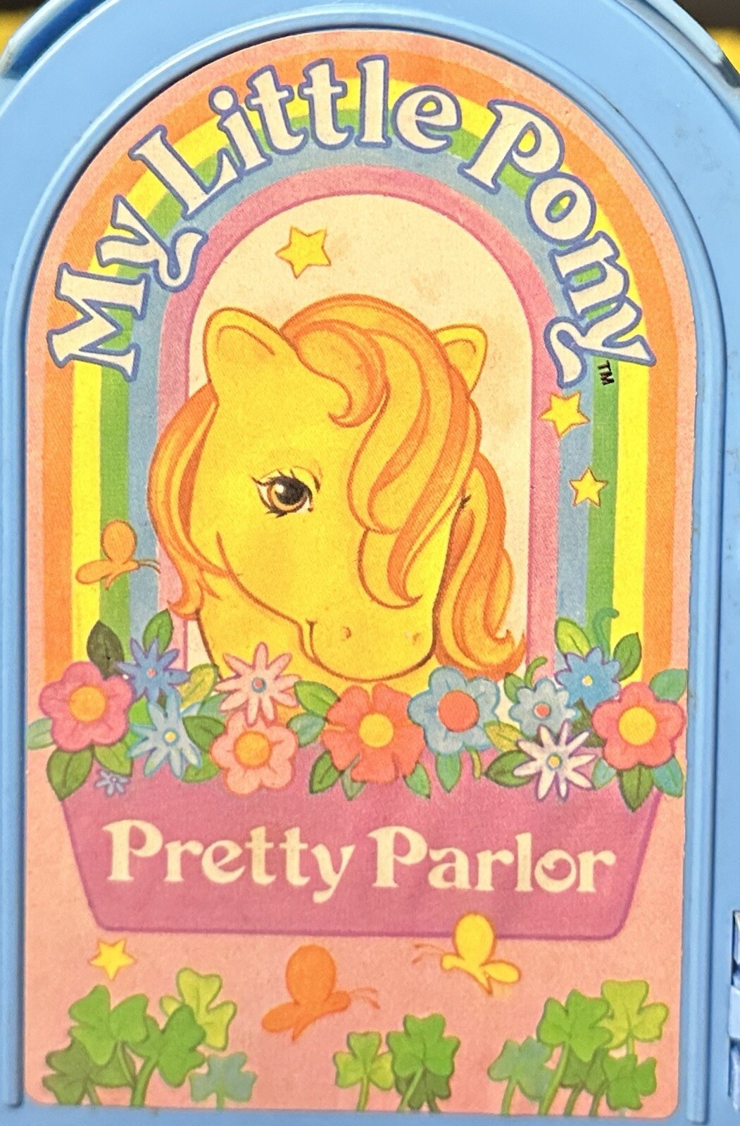 My Little Pony G1 PRETTY PARLOR Set da gioco con etichette nome pony incompleto 