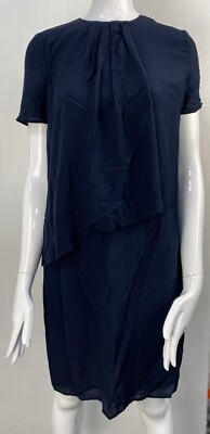 Bruce By Bruce Oldfield Navy Blue Dress, Size UK 10 BNWT