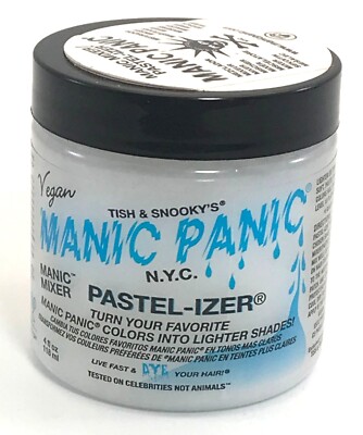 Manic Panic Vegan Manic Mixer Pastel izer Classic Cream 4 Oz Hair Dye Lightener