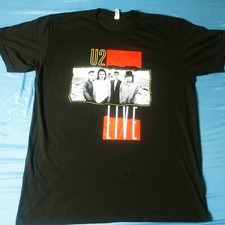 Vintage 2001 U2 JOSHUA TREE LIVE MEN'S sz XL BLACK Band T-SHIRT Nwot made in USA