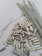 50x UK 12mm ELECTRIC METER COPPER TAXI METER TAMPER PROOF SECURITY SEALS & WIRES