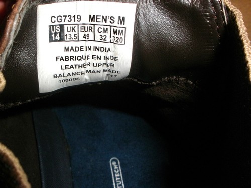 Rockport Ledge Hill 2 Chelsea Mens Brown Short Dress Boots w/ Suede Trim Sz 14 - Picture 8 of 8
