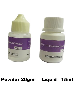 Best Quality Glass Ionomer Cement 20gm And 15ml Dental Fast Shipping