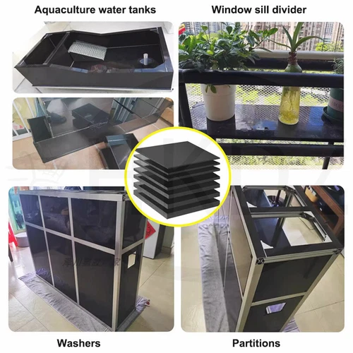 PP Kunststoff Platte Polypropylen Hartplatte 1-60mm Platte Zuschnitt Schwarz - Bild 5 von 90