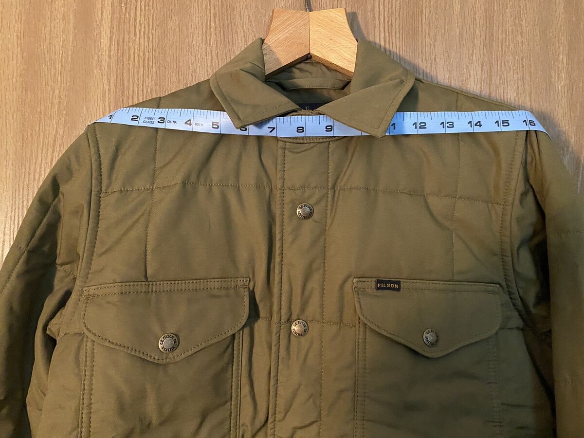 FILSON COVER CLOTH QUILTED JAC-SHIRT, OLIVE DRAB, XS, NWT | eBay FILSON COVER CLOTH QUILTED JAC-SHIRT, OLIVE DRAB, XS, NWT | eBay