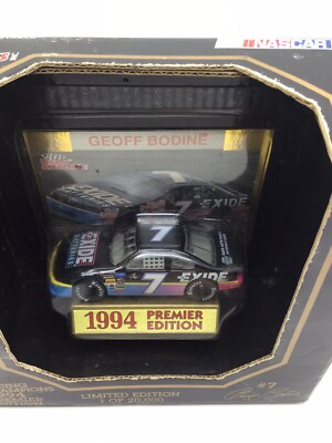 RACING CHAMPIONS 1994 Premier Edition Geoff Bodine Diecast 1:64 NASCAR #7
