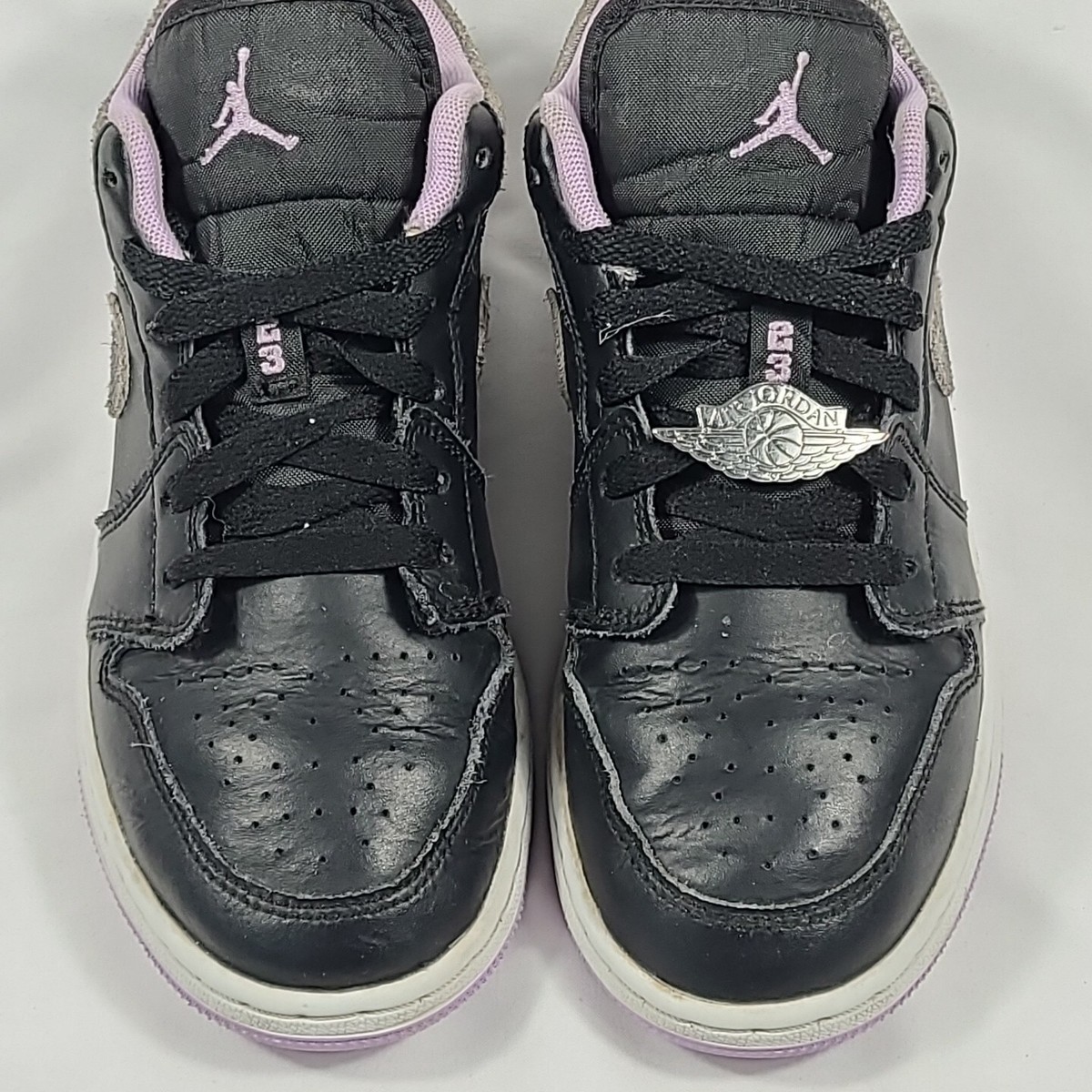 Nike Air Jordan 1 Low Houndstooth Black Lilac DH0570-015