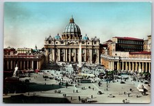 Roma St. Peter s Square and Basilica Vatican City, Vatican City Italy Postcard