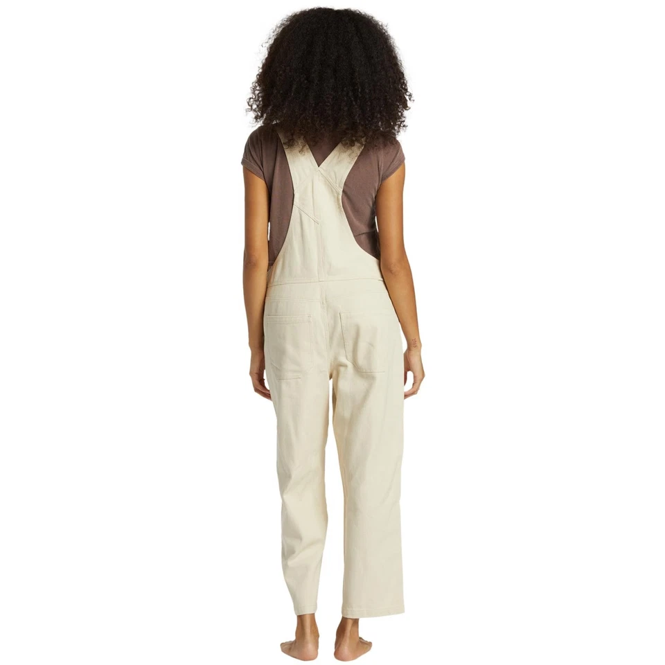 Mono de mezclilla Billabong para mujer marfil - Gorra blanca - S - Nuevo con etiquetas Foto 2 de 4