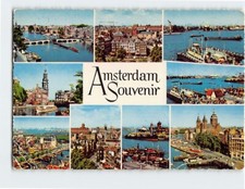 Postcard Scenes & Views Amsterdam The Netherlands