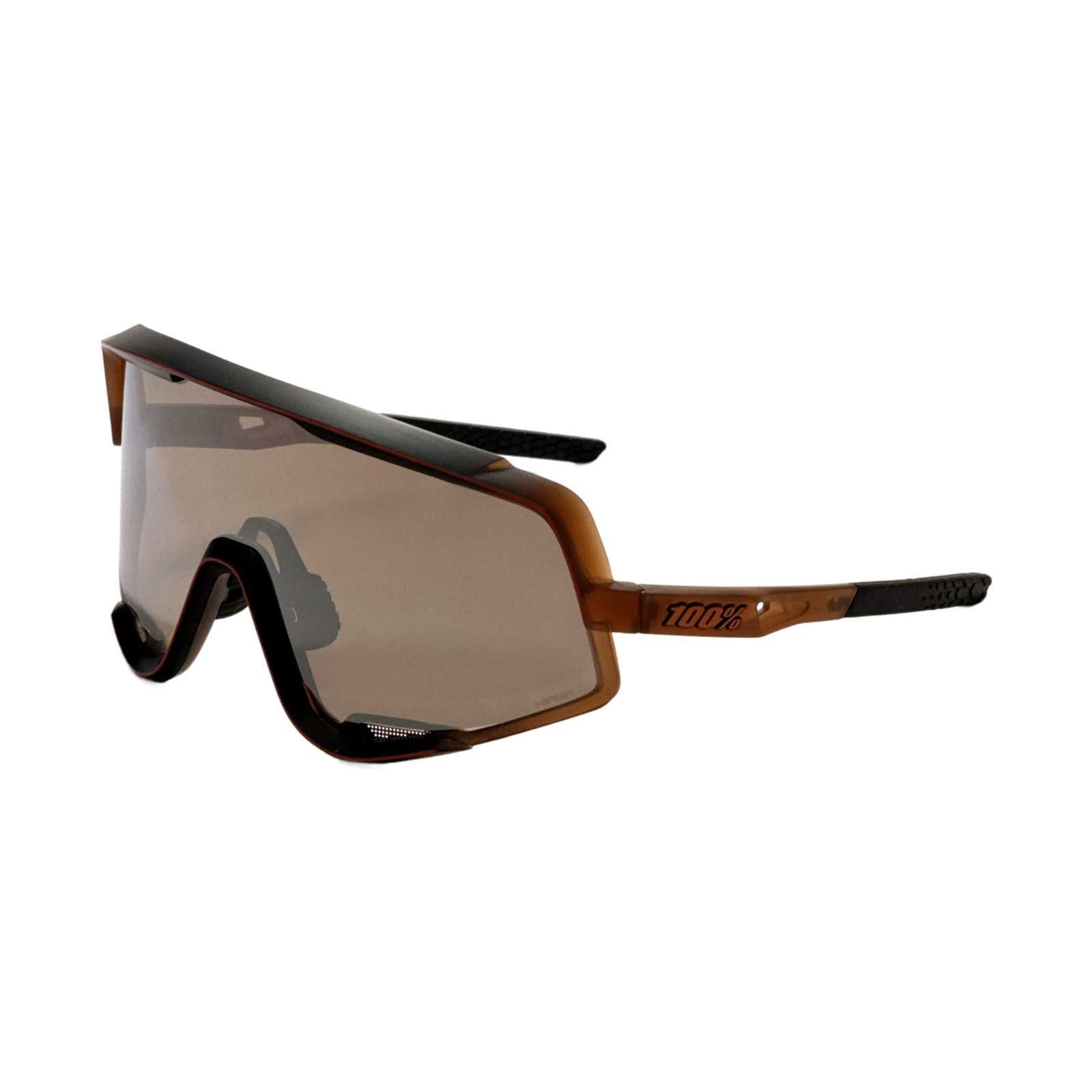 100-процентные мужские солнцезащитные очки Glendale 99mm полупрозрачного коричневого цвета с эффектом выцветания 60011-00004 9590₽