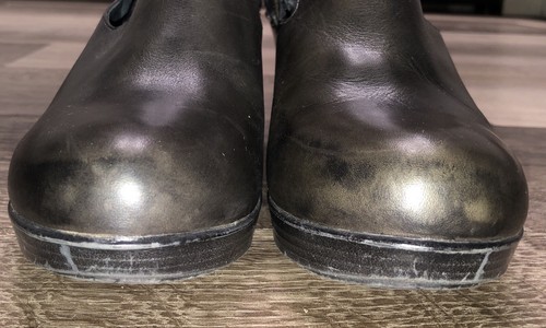 Dansko Franka Shoes Women’s 9 Antique Brown Full Grain Wedge Clogs 39 - Picture 12 of 16