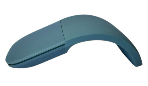 Microsoft Bluetooth Arc Ambidextrous Mouse Aqua Blue Portable Authentic Flat - Afbeelding 4 van 19