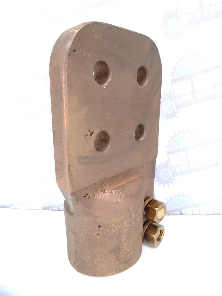 BURNDY - FD68-D12 - SUBSTATION - COPPER STUD CONNECTOR 2"-12 - 7-3/8" L - (NEW) - Image 4 of 4