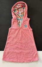 Disney Store Little Mermaid Ariel Swim Cover Up Girls Size 4 Terry Cloth Pink