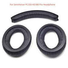 For Sennheiser PC350 HD380 Pro Headphone Ear Pads Cushion  Headband Replacement