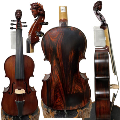 5 strings big viola 18'', higher ribs,carving woman scroll,rosewood Back