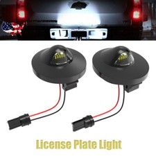 2PCs fit 1980-2014 Ford F150 90-99 F250 Rear Bumper License Plate Tag Light SET
