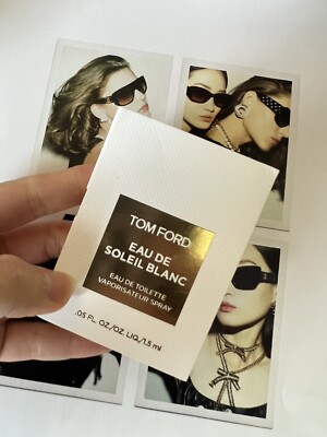Tom Ford Eau De Soleil Blanc Eau De Toilette Travel Spray Sample 1.5ml/.05oz new