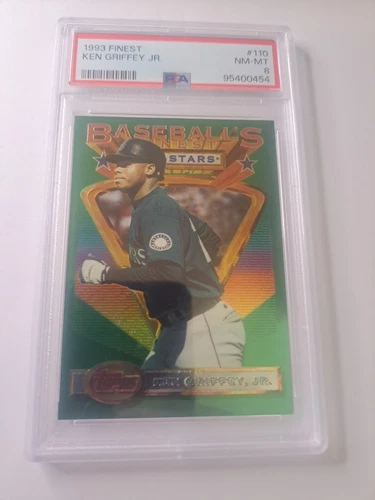 1993 Topps Finest #110 Ken Griffey Jr PSA 8 110