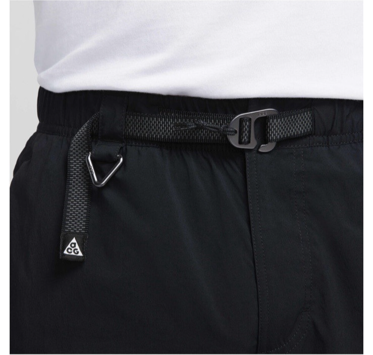 Nike ACG Hiking Convertible Pants / Shorts Zip Men's Size XL Black