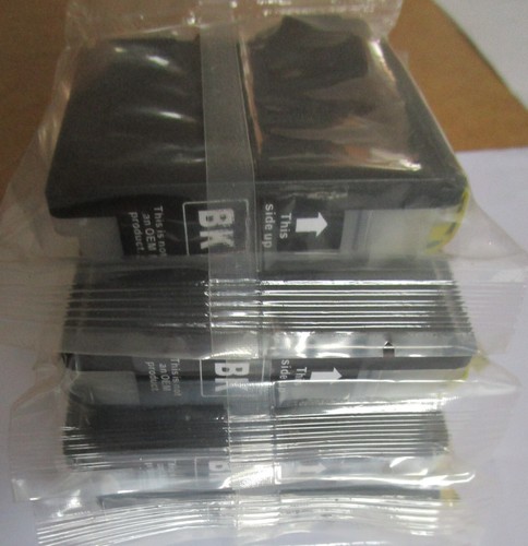 4 Druckerpatronen black kompatibel Brother LC-11/16BK 38/67BK 61/65BK u.a NEU - Bild 4 von 4