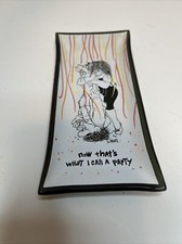 Vintage Novelty Humor Party Rectangular Ashtray 