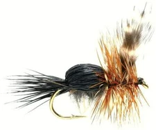 Fulling Mill Adams Humpy Dry Fly Size 10 (Package of One Dozen)