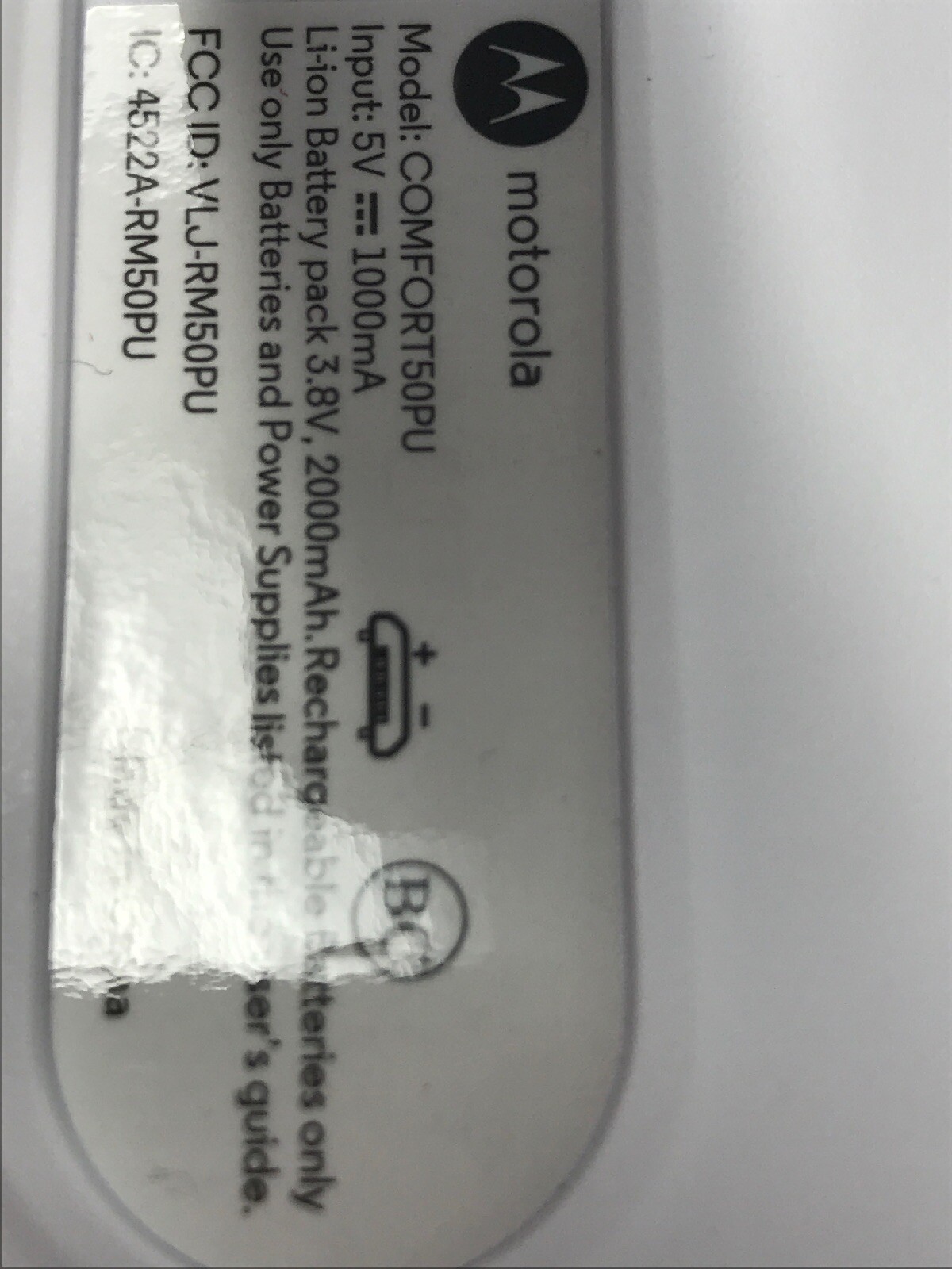 motorola comfort50pu