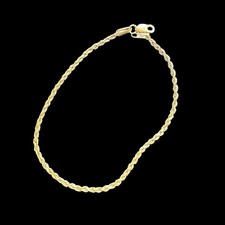 1.14G 14k Gold Braided Bracelet 7 Inch 4774.66 per troy oz