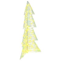 Weihnachtsbaum Mit 100 Leds Warmes Weiß 120 Cm Pet