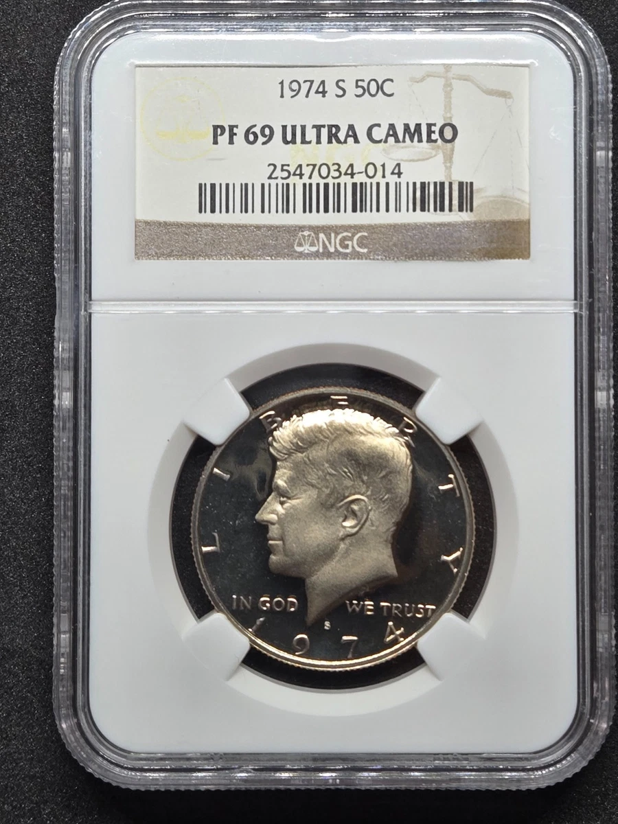 PR 69 Graded 1974 Kennedy US Half Dollars (1964-Now) for sale | eBay
