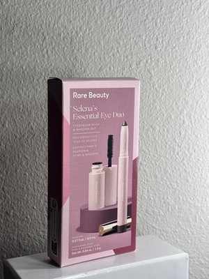 New Rare Beauty Selena's Essential Eye Duo Eyeshadow Stick & Mascara Set NIB